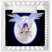 Anime Angel Moon Nursery Decor 8383808