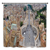 Beautiful Panorama Of Vatican, Italy Bath Decor 68483722