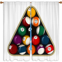 Billiard Window Curtains 61410811