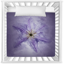 Clematis Purple Nursery Decor 161862511