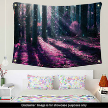 Fantasy Landscape. Mysterious Old Forest. Wall Art 57897515