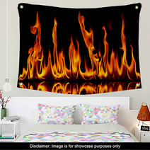 Fire And Flames Wall Art 35199209