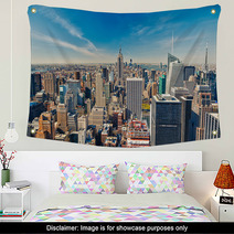 Manhattan Aerial View Wall Art 56267895