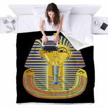 Mask Of The Pharaoh Blankets 23487414