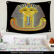 Mask Of The Pharaoh Wall Art 23487414