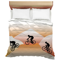 Mountain Bikers Bedding 31108943