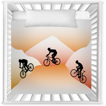 Mountain Bikers Nursery Decor 31108943