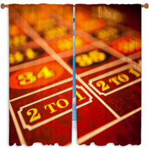 Roulette Table Window Curtains 62243074