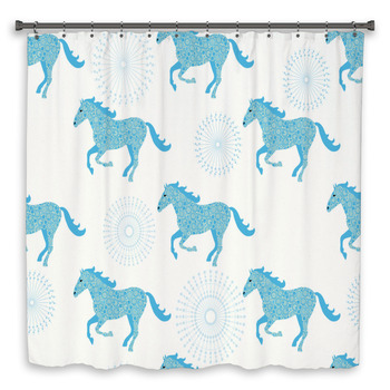 Horse Shower Curtains, Mats, & Towels Personalize