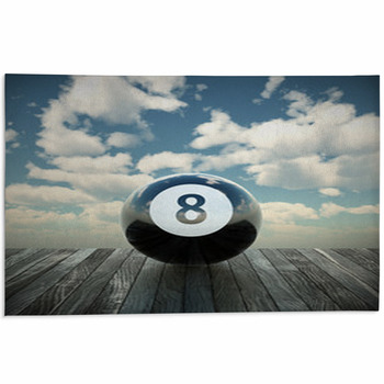 Colorful Billiard Pool Ball Print Area Rug Floor Mat – Decorzee