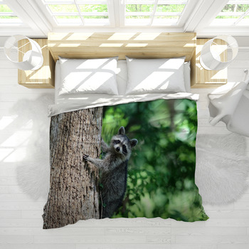 Raccoon Comforters, Duvets, Sheets & Sets | Personalized