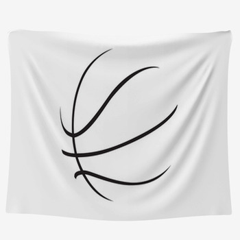 Basketball Fabric by the Yard | Available in Very Large Custom Sizes