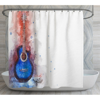 Guitar bathroom accessories