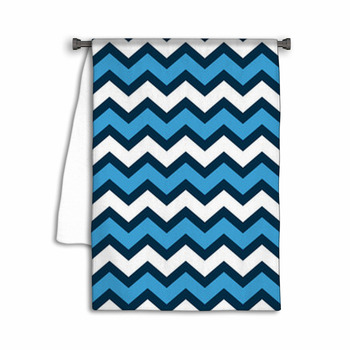 Abstract Chevron Seamless Pattern In Blue And Towel