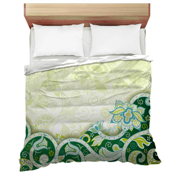 Green floral Comforters, Duvets, Sheets & Sets | Custom