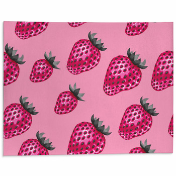 Strawberry Area Rugs & Custom Size Floor Mats