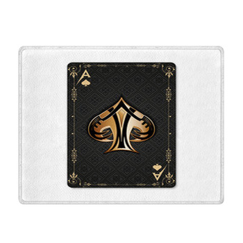 Ace Of Spades Playing Card Vintage Style Casino  Bath Mat