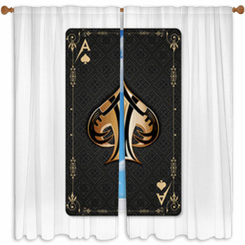 Black and gold Drapes & Window Treatments | Black Out | Custom Sizes