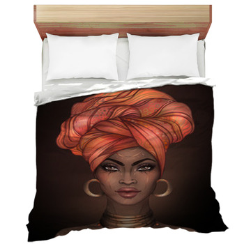 African American Pretty Girl Raster Comforter