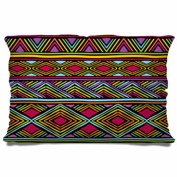 African Line Pattern Pillow Case/Sham