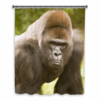 Gorilla Shower Curtains, Bath Mats, & Towels Personalize