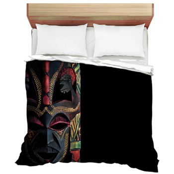 African Mask Duvet Cover