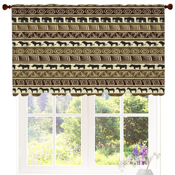 African Style Seamless Pattern With Custom Size Valance