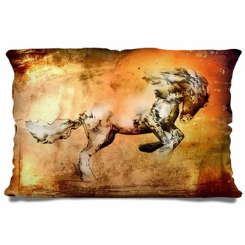 Aged Animal Art Artistic Background Pillow Case/Sham