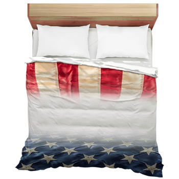 Seattle Seahawks NFL American Flag Leather Pattern Bedding Set - USALast