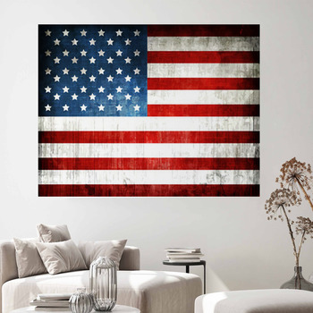 American flag Wall Decor in Canvas, Murals, Tapestries, Posters & More