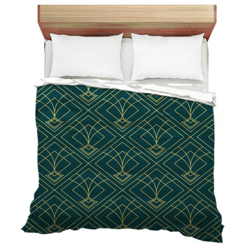 art deco style duvet covers