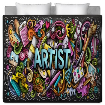 Artistic Comforters, Duvets, Sheets & Sets | Custom