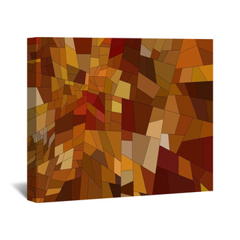 Geometric Color Block Poster and Prints Canvas