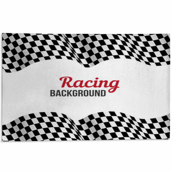 Checkered floor mats