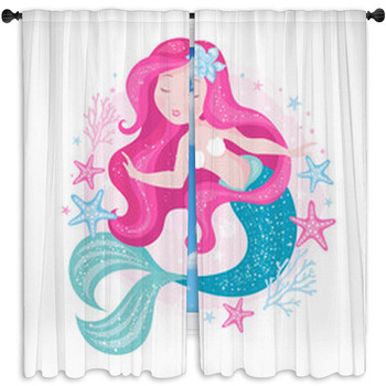 Mermaid Drapes & Window Treatments | Black Out | Custom Sizes