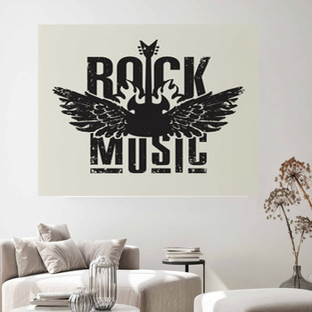 Sticker mural Main rock'n' roll