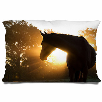 Beautiful Arabian Horse Silhouette Pillow Case/Sham