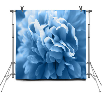 Blue floral Custom Backdrops  Available in Very Large Custom Sizes