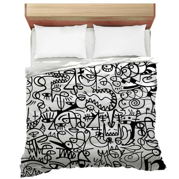 Black and white Comforters, Duvets, Sheets & Sets | Personalized