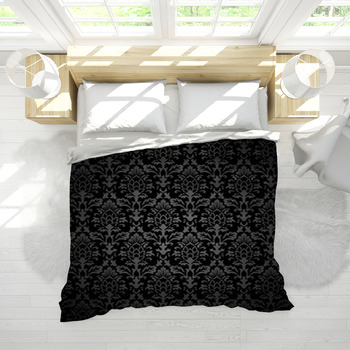 Black Comforters, Duvets, Sheets & Sets | Personalized