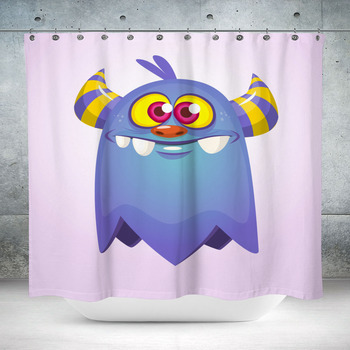 Monster Shower Curtains, Bath Mats, & Towels Personalize