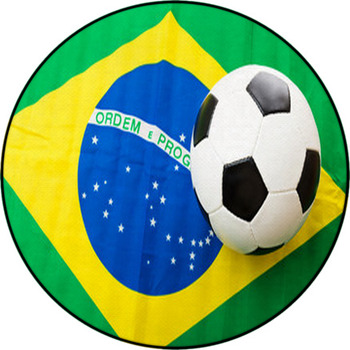 Brazil flag Area Rugs & Custom Size Floor Mats