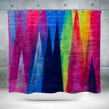 https://www.visionbedding.com/images/theme/brick-wall-painted-in-vibrant-colors-with-geometric-figures-custom-size-shower-curtain-376170922.jpg