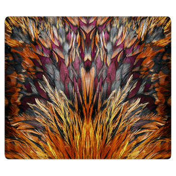 Bright Brown Feather Group Of Some Bird Bath Mat