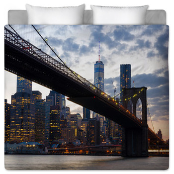 Brooklyn bridge Comforters, Duvets, Sheets & Sets | Custom