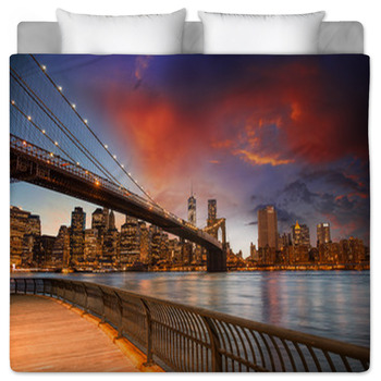 Brooklyn bridge Comforters, Duvets, Sheets & Sets | Custom