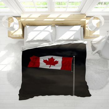 Canadian flag Comforters, Duvets, Sheets & Sets | Custom