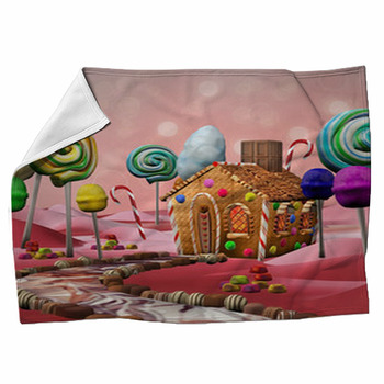 Candy Fleece Blanket Throws | Free Personalization