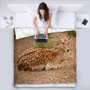 Stag discount fleece bedding