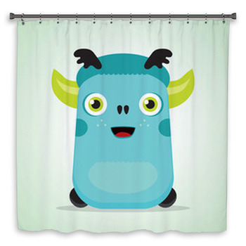 Monster Shower Curtains, Mats, & Towels Personalize